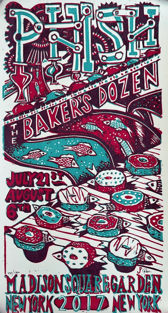 Phish History at MSG- Including Top 5 Items from the Baker's Dozen Merch Table - jambandmerch