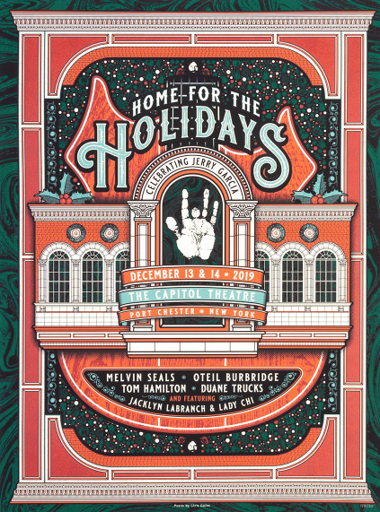 Grateful Dead Poster, Home For The Holidays Event Poster