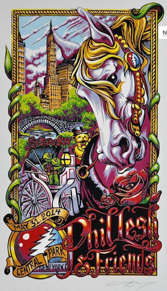 Phil Lesh Poster 2014, Central Park