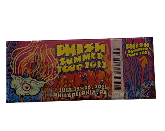 Phish magnet from Philadelphia, PA July 25 2023