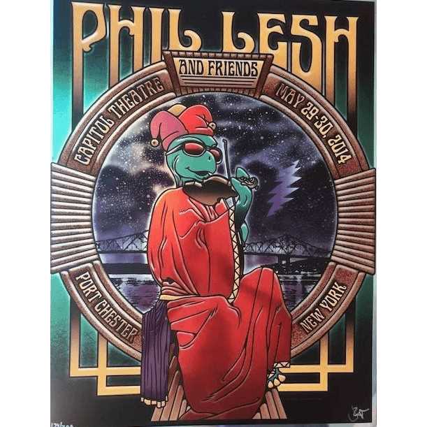 Phil Lesh Poster 2014, Capitol Theatre - Terrapin Station - Jam Band Merch