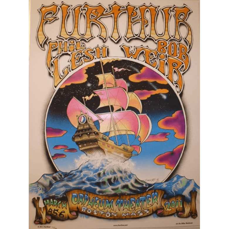 Furthur Poster 2011, Boston - Jam Band Merch