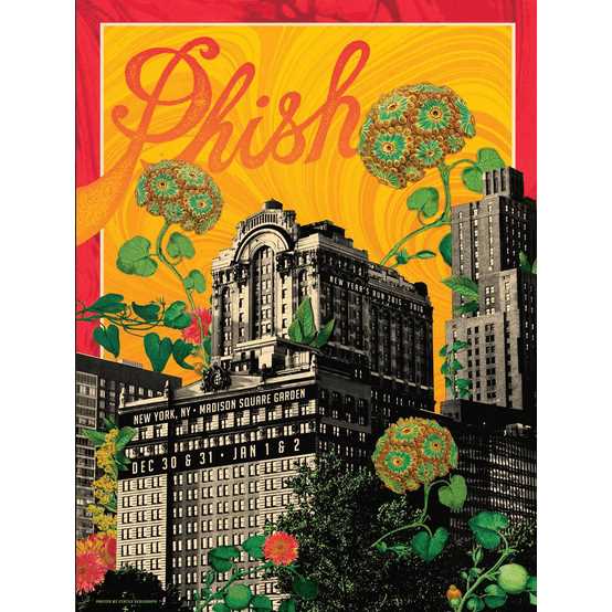 Phish Poster - New Years 2015 - Jam Band Merch