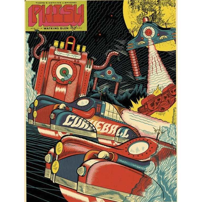 Phish Poster - Curveball 2019 - Jam Band Merch
