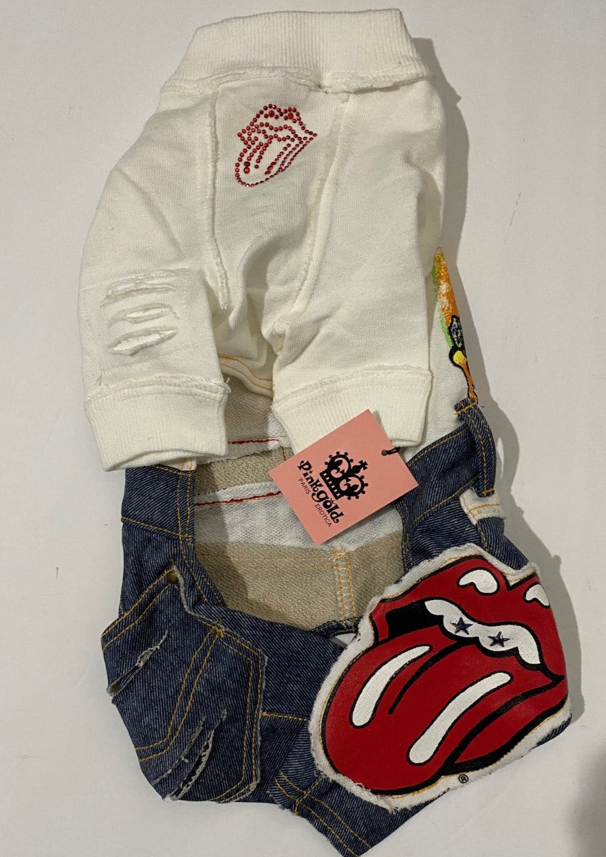Rolling Stones Dog Shirt and Pants
