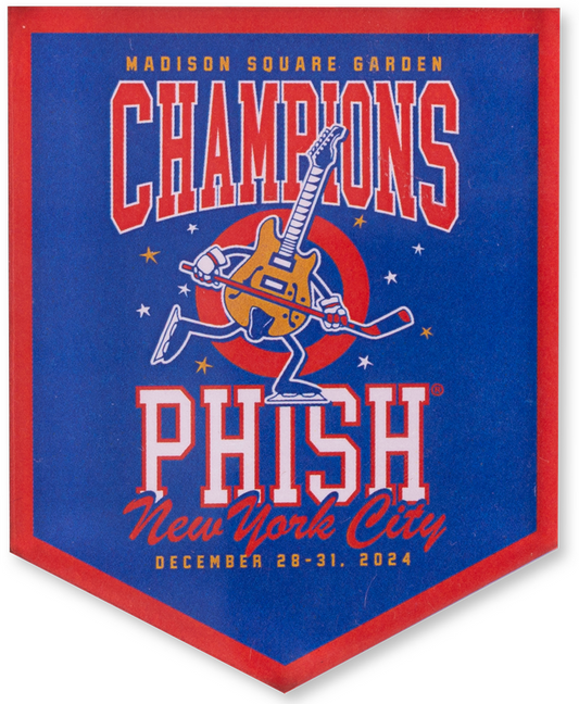 Phish Magnet: 2024 NYE Banner Languedoc Champions Event Magnet
