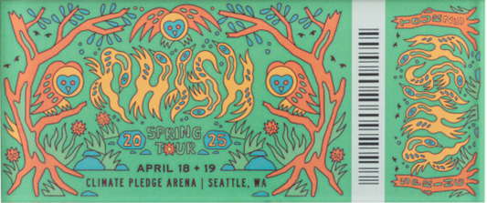 Phish Magnet: 2025 Seattle, WA | Climate Pledge Arena