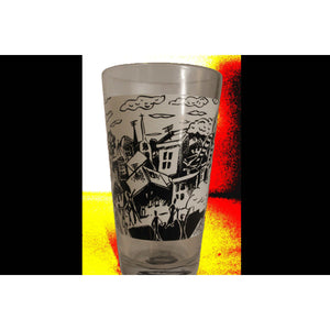 Junta Jim Pollock Pint Glass - Jam Band Merch