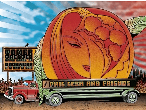 Phil Lesh Poster 2013, Tower Theater - Jam Band Merch