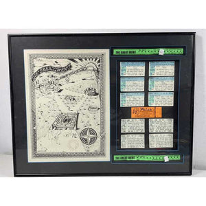 Vault's Reserve Collection - Phish Poster 'Only The Great Went' Festival Map - Jam Band Merch