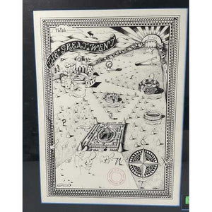 Vault's Reserve Collection - Phish Poster 'Only The Great Went' Festival Map - Jam Band Merch