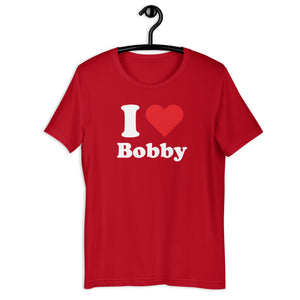 I ❤️ Bobby t-shirt